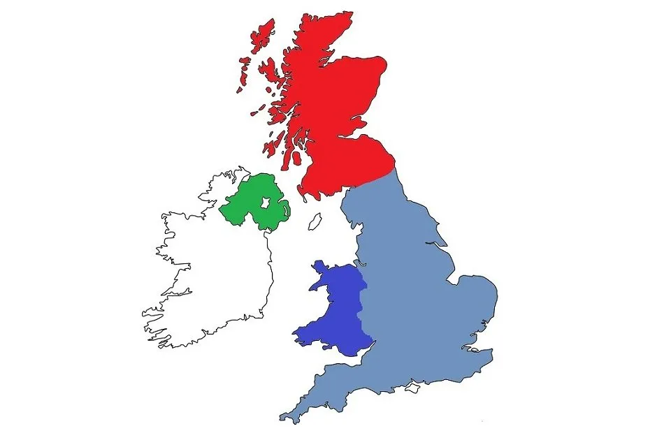 イギリスの概略図