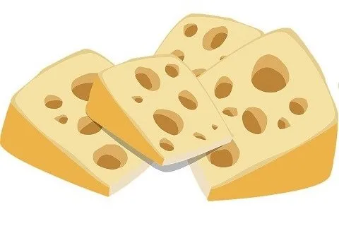 穴開きチーズ