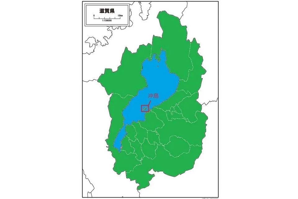 滋賀県の全体図